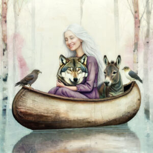 AnimalWoman - Kunstdruck