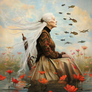 The Crone - Kunstdruck